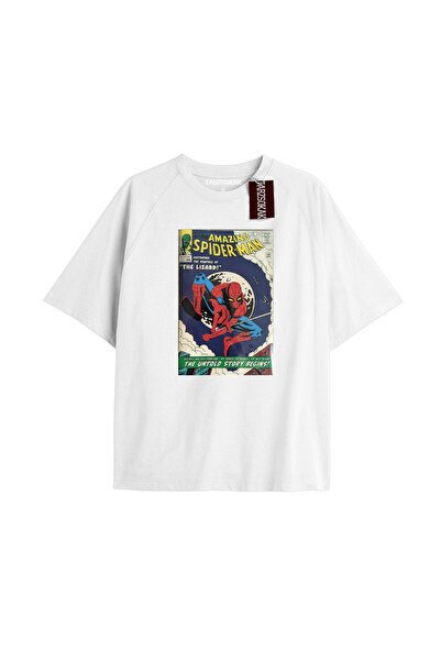 TIMESWASTINGIRL Tricou Spider-Man cu imprimeu de ziar Model No Way Home
