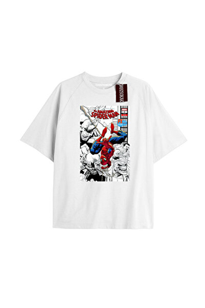 TIMESWASTINGIRL Tricou Spider-Man cu imprimeu de ziar Model No Way Home