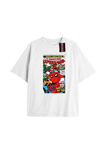 TIMESWASTINGIRL Spider-Man Gazete baskı Model No Way Home Tshirt