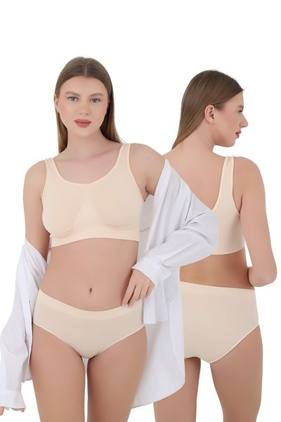 CNT Γυναικεία εσώρουχα Bato Micro Fiber High Waist - Συσκευασία 1 (Μαύρο, Λευκό, Χρώμα δέρματος)