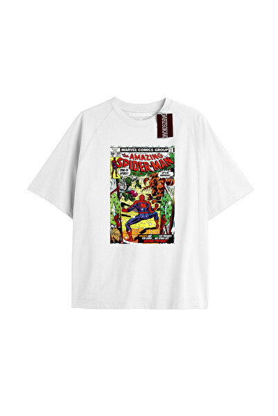 TIMESWASTINGIRL Tricou Spider-Man cu imprimeu de ziar Model No Way Home