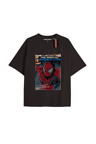 TIMESWASTINGIRL Spider-Man Gazete baskı Model No Way Home Tshirt