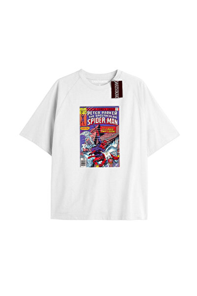 TIMESWASTINGIRL Tricou Spider-Man cu imprimeu de ziar Model No Way Home