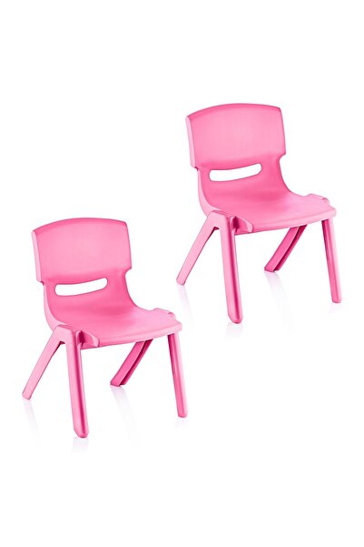 Fiore 2'Li Set Küçük Şirin Çocuk Sandalyesi Pembe