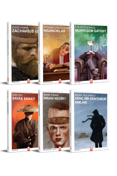 Kızıl Panda Yayınevi Dünya Klasikleri Seti - 2 (6 Kitap)