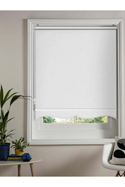 YS PERDE TASARIM Modern Klasik Stor Güneşlik Perde, Alüminyum Kasalı Yüksek K...