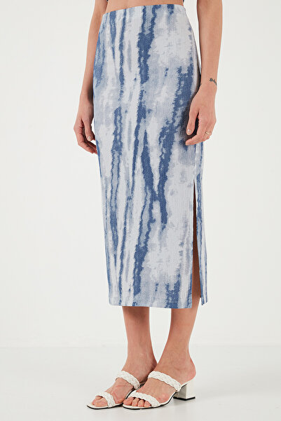 Lela Slim Fit Rope Strap Slit Midi Bottom-Top Suit Set 5869021