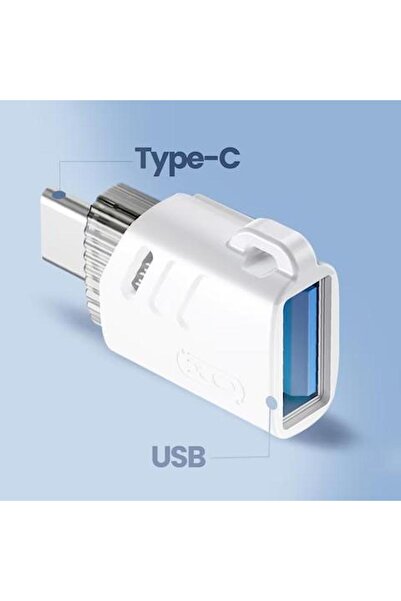 Busstier محول USB-A إلى Type-C Mini OTG - نقل بيانات عالي السرعة، USB 3.0، ال...