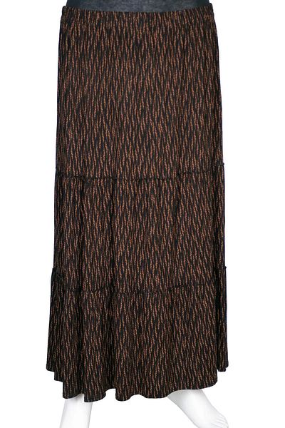Karahasanlar Layered Viscose Skirt Anna Skirt Women's Skirt Cotton Skirt