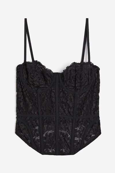 H&M Non-padded lace corset