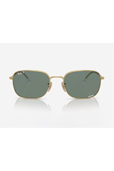 Ray-Ban Rb3706 Güneş Gözlüğü Unisex Gold Çerçeve Metal Yesil Polerize Cam