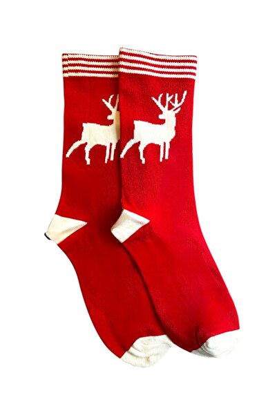 By Alem 2 Pairs of Deer Patterned Socks