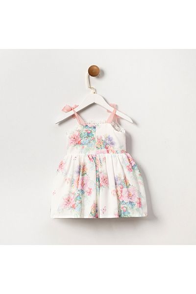 ministok Amelie Strap Bow Girls' Dress