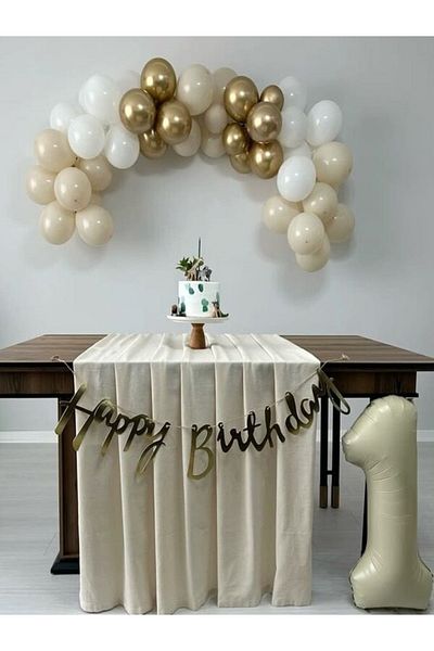 CANSIN 1 Year Old Balloon Chain Set