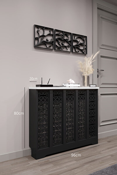 BAGAX Ahşap Petek Kaplama Dresuariç Ölçü 96 Cm Dış Ölçü 100 Cm, Kalorifer Kapama