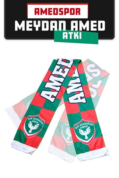 Amed Spor Diyarbakır Square Amed Shawl Scarf - Amedspor Store B01