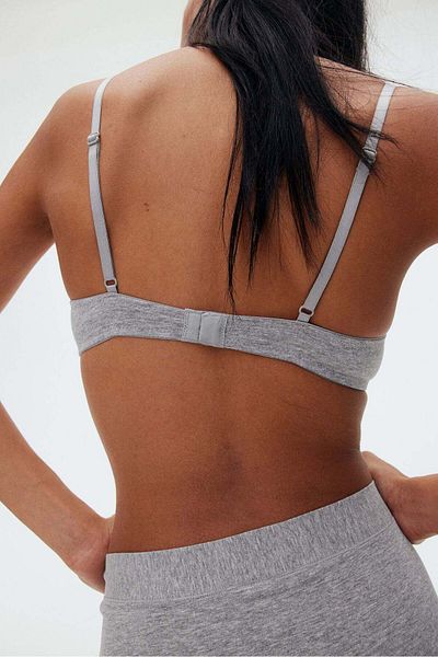 H&M Non-wired cotton push-up bra