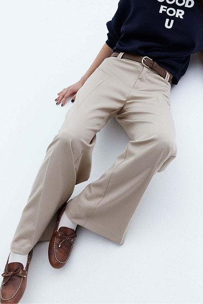 H&M Wide tailored trousers