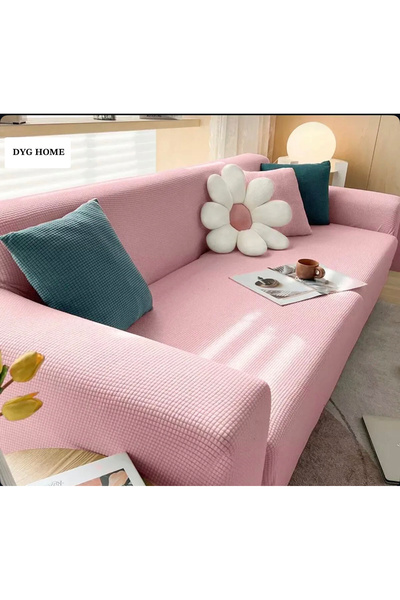 dyg home Likrali Koltuk Örtüsü Takımı 3 3 1 1 Koltuk Kılıfı