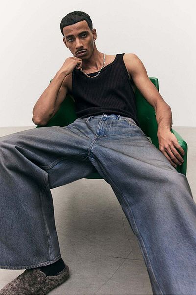 H&M Slim Fit Ribbed vest top