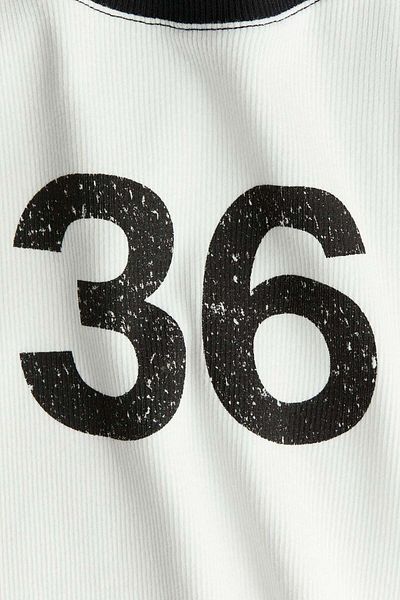H&M Printed raglan-sleeved dress