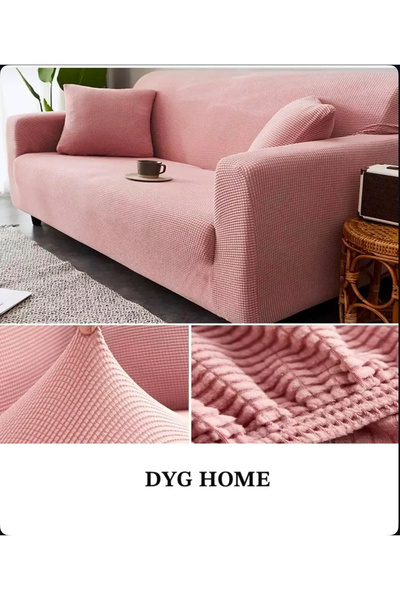 dyg home Likrali Koltuk Örtüsü Takımı 3 3 1 1 Koltuk Kılıfı