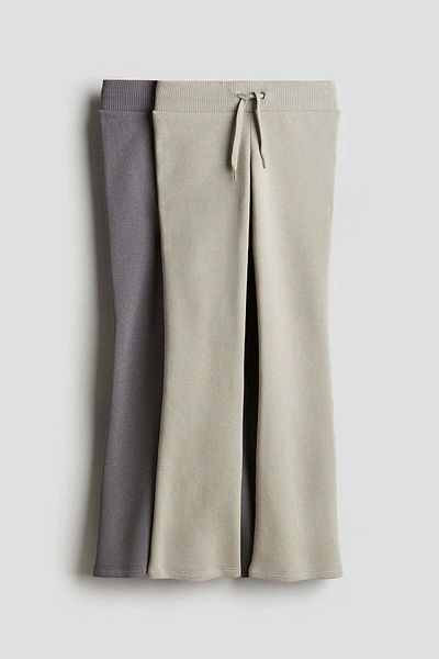 H&M 2-pack flared sweatshirt joggers