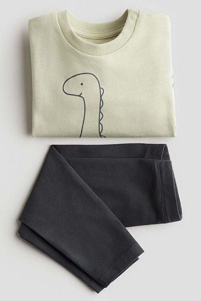 H&M 2-piece Sweatshirt And Leggings Set