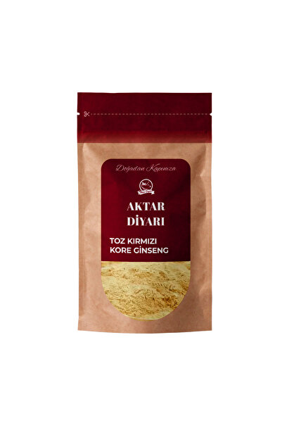Aktar Diyarı Ginseng Toz Kırmızı Kore Ginseng 50 gr % 100 Saf