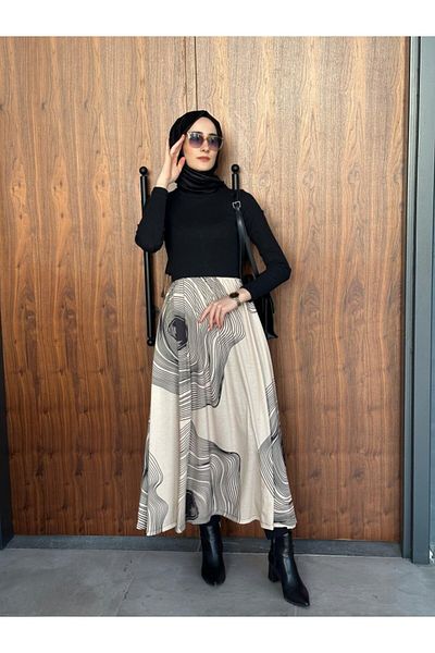 Kokosh moda Γυναικείο μακρυμάνικο μισό ζιβάγκο φόρεμα με μονό ζέρσεϊ στο κάτω μέρος