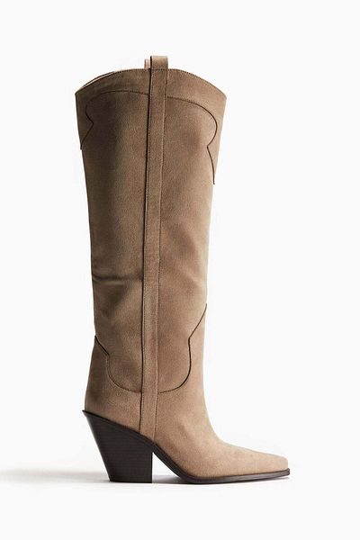 H&M Knee-high Cowboy Boots