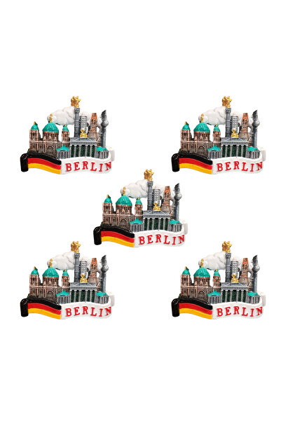 Vera Buzdolabı Magneti - 5 Adet Berlin Magneti