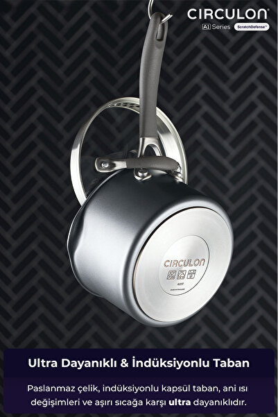 Circulon Glass Lid Sauce Pot 16 cm