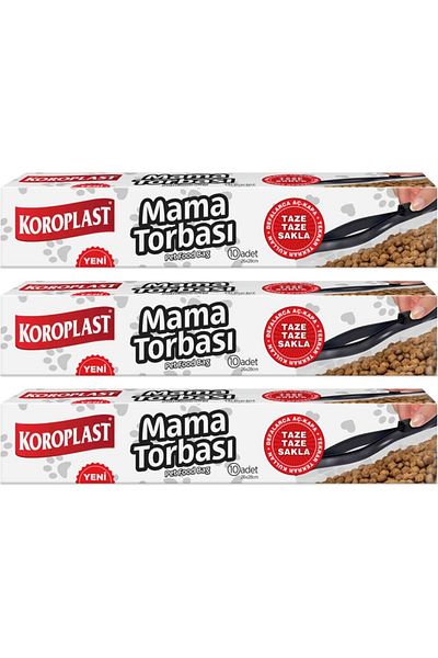 Koroplast Pack of 10 26X28 cm Food Bags - 3 Pack