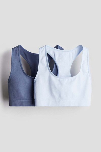 H&M 2-pack seamless tops