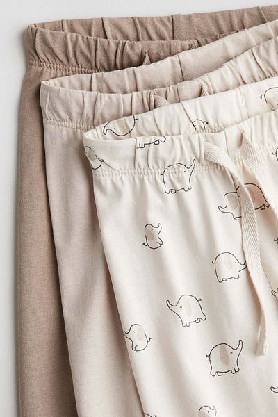 H&M 3-pack Cotton Jersey Joggers