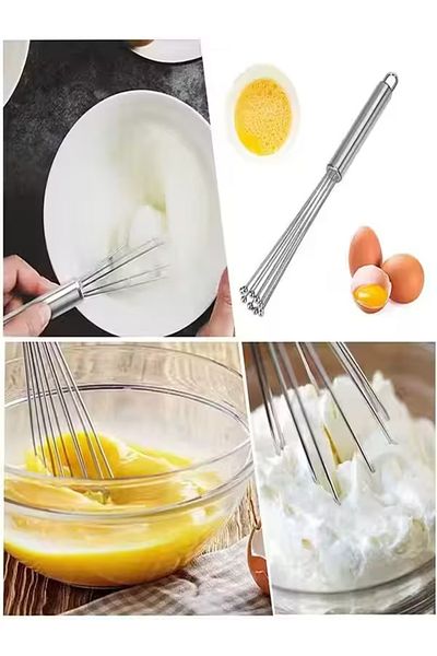 AKCAKESE New Generation Adjustable Stainless Egg Cake Beater