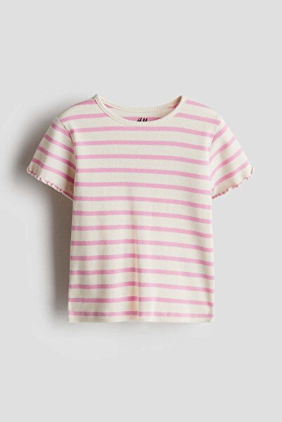 H&M Ribbed jersey top