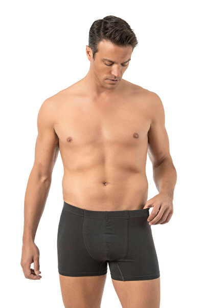 ÖZKAN underwear Özkan 12024 Men's Cotton Lycra Single Jersey Flexible Comfortable Boxer Shorts