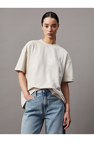 Calvin Klein Kadın Back Graphic Boyfriend T-shirt
