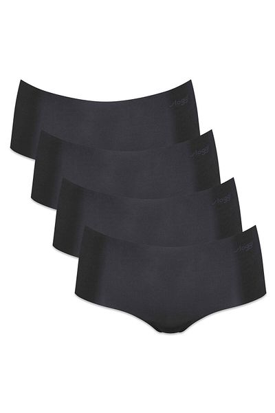 SLOGGI Damen Shorts, 4er Pack - Zero Microfibre 2.0 Shorts, Mikrofaser, einfarbig