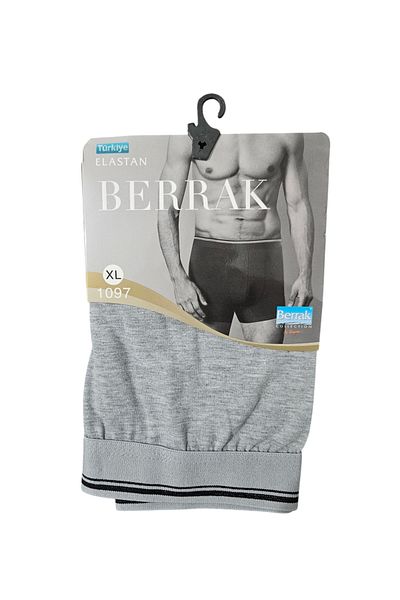 Berrak Men's 3-Pack Cotton Lycra Flexible Fabric Boxers