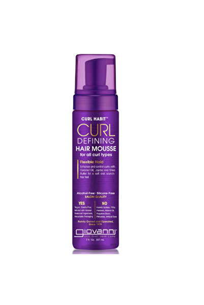 Giovanni Curl Habit Defining All Curl Type Hair Mousse 207ml