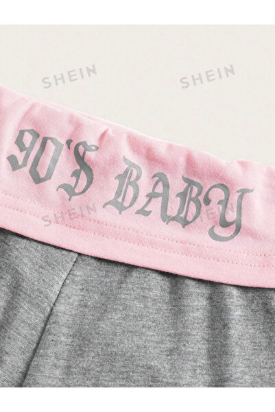 La Saade 90’s Baby Gri Retro Düşük Bel Flare Tayt Pantolon