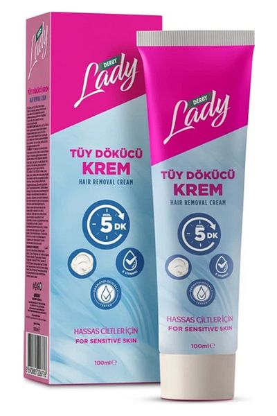 Derby Lady Depilatory Cream for Sensitive Skin 100ml