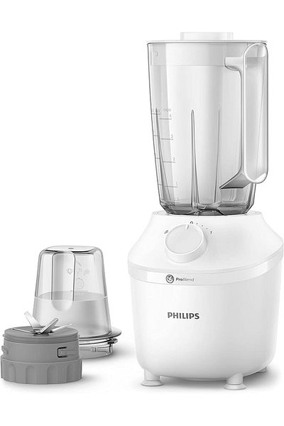 Philips 3000 Series Blender, 450w, 1.9 L, Plastic, White, Hr2041/10