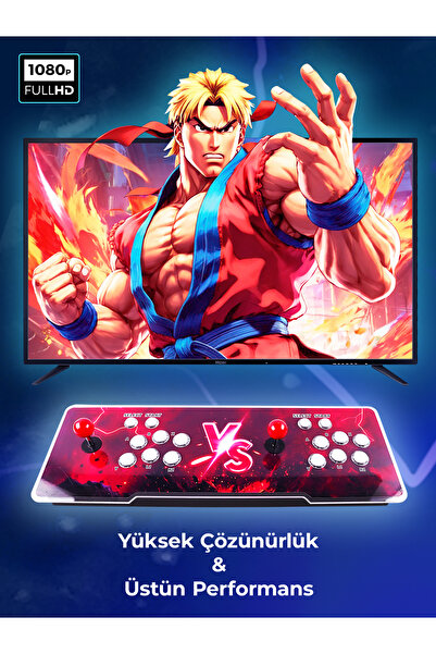 habl 2025 RETRO ARCADE OYUN KONSOLU 50500 OYUNLU SÜPER BOX