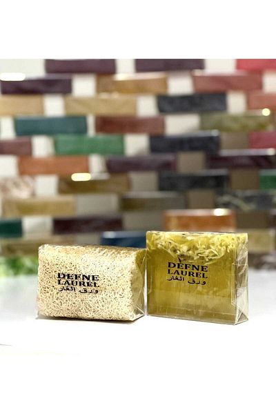 SABUNCU BABA Natural Defne 2-Piece Soap