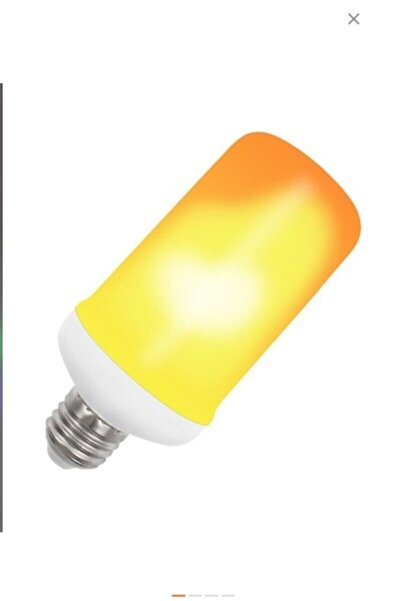 Mikasso Led Alev Efektli 3 Fonksiyonlu Alevli Ampul E27 Duy Yanan Alev Ampul ...