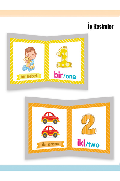 yeti kitap 0-3 Yaş Bebek Kitapları Seti Minnak Serisi 4 Kitap